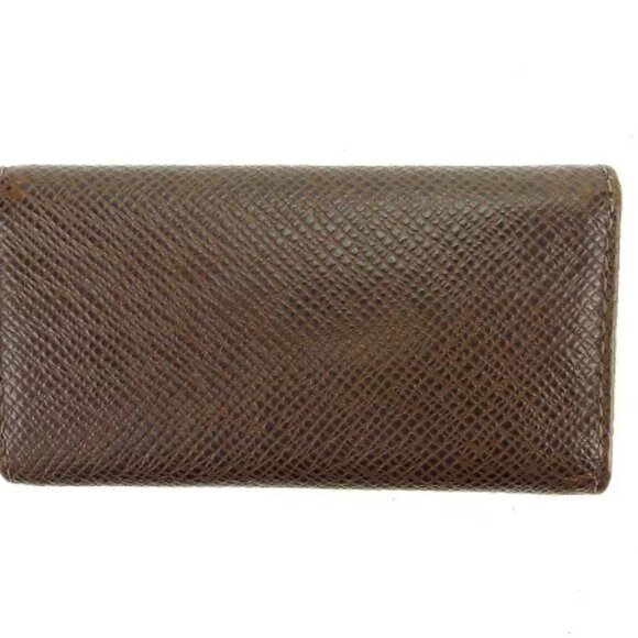 Louis Vuitton Key holder Key case Taiga Brown Woman Authentic Used - Picture 2 of 6